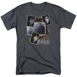 Harry Potter Trio Collage Adult 18/1 T-Shirt Charcoal