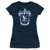Harry Potter Ravenclaw Crest Junior Women's T-Shirt Navy