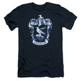 Harry Potter Ravenclaw Crest Adult 30/1 T-Shirt Navy