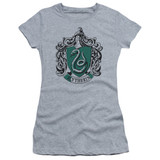 Harry Potter Slytherin Crest Junior Women's T-Shirt Athletic Heather