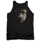 Harry Potter Ron Poster Head Adult Tank Top T-Shirt Black