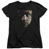 Harry Potter Ron Poster Head Women's T-Shirt Black