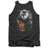 Harry Potter Ron Portrait Adult Tank Top T-Shirt Charcoal