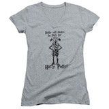 Harry Potter Always Be There Junior Women's V-Neck T-Shirt Athletic Heather