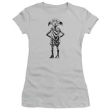 Harry Potter Dobby Junior Women's T-Shirt Silver