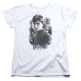 Harry Potter Harry In The Woods Women's T-Shirt White