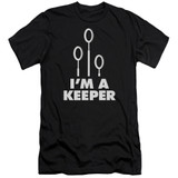 Harry Potter Keeper Adult 30/1 T-Shirt Black