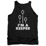 Harry Potter Keeper Adult Tank Top T-Shirt Black