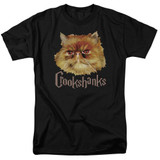 Harry Potter Crookshanks Color Adult 18/1 T-Shirt Black