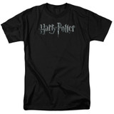 Harry Potter Logo Adult 18/1 T-Shirt Black