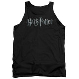Harry Potter Logo Adult Tank Top T-Shirt Black