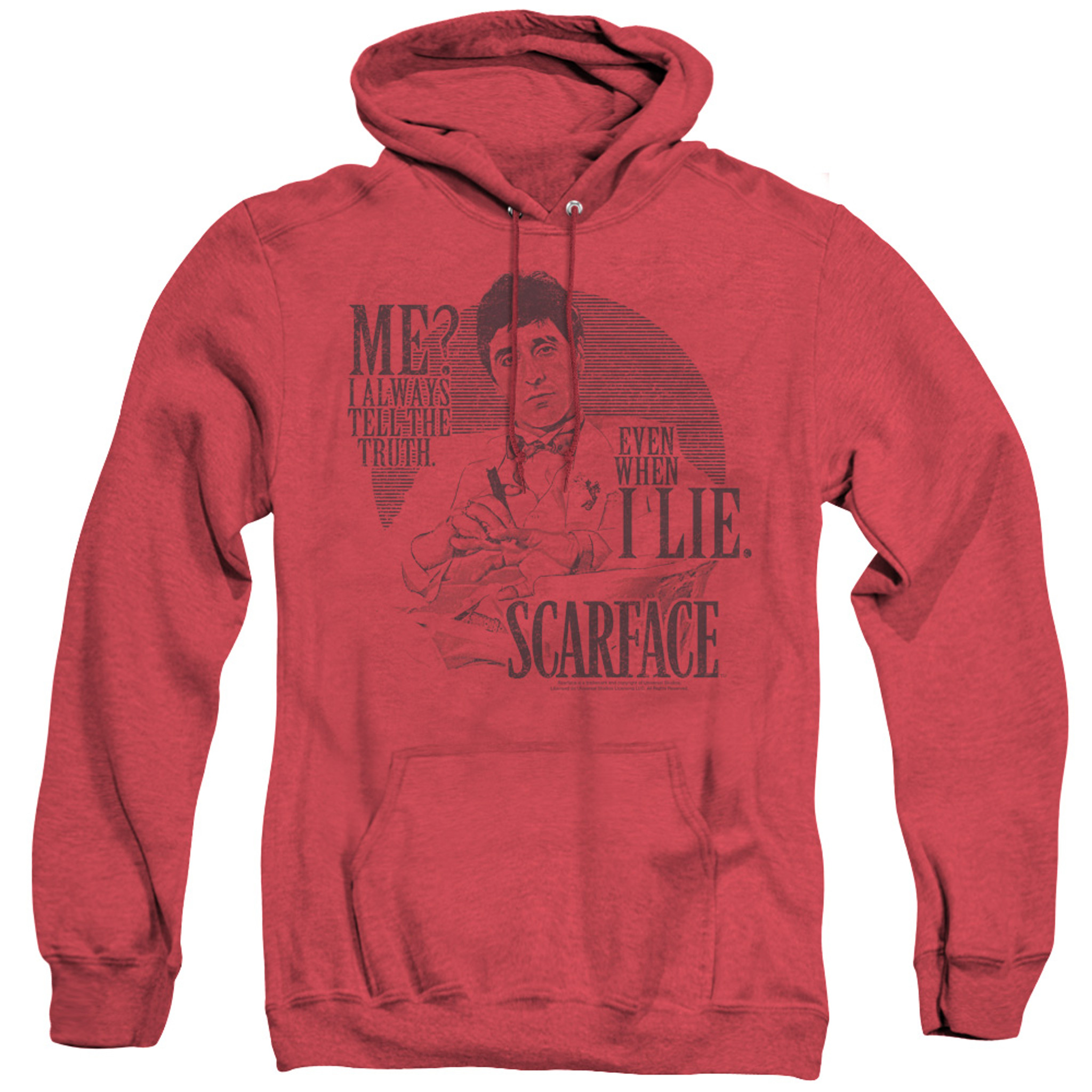 Red scarface hoodie clearance