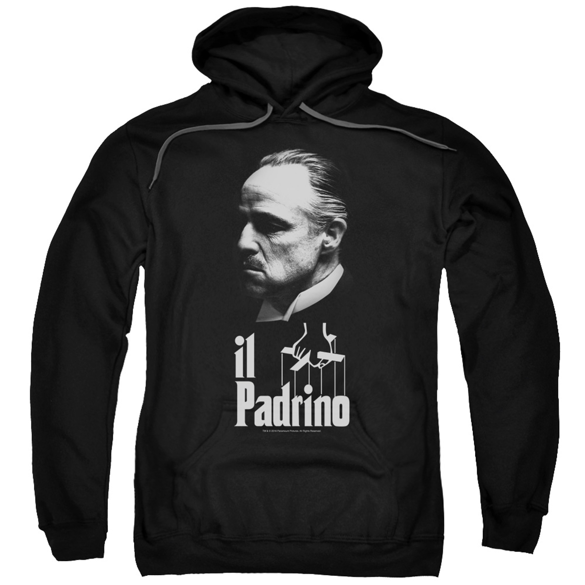 Godfather Il Padrino Adult Pullover Hoodie Sweatshirt Black | Official Band Shirts