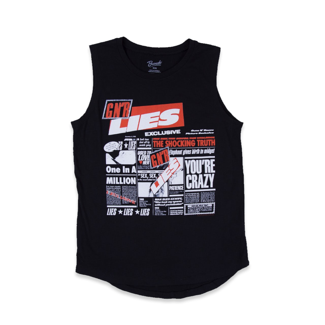 Guns N Roses Lies Cover Women's Muscle 