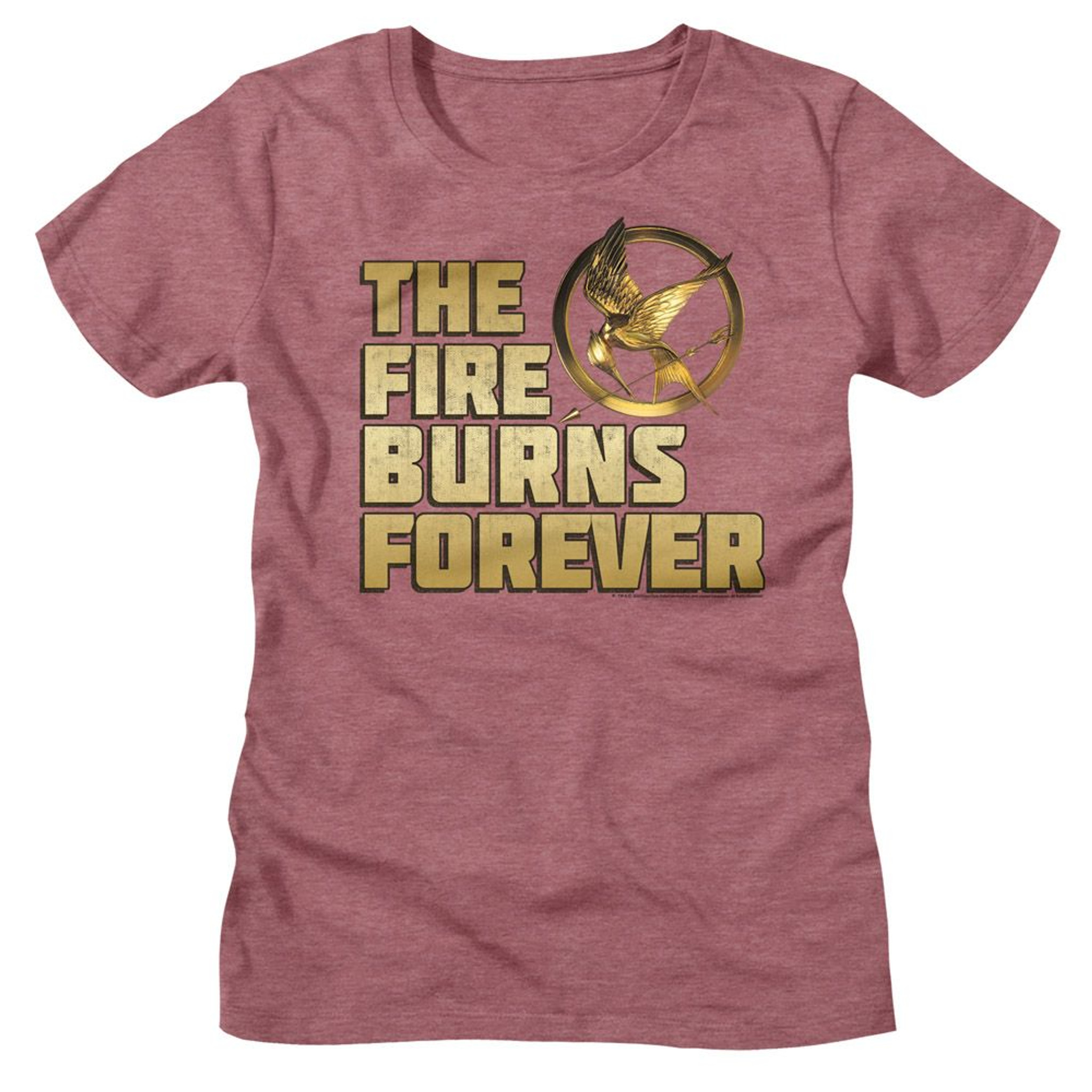 The Hunger Games Let The Games Begin Mauve Heather Women's T-Shirt