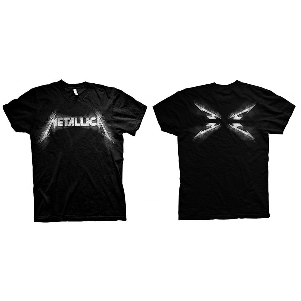 Metallica Unisex TShirt Spiked (Back Print) Official Band Shirts