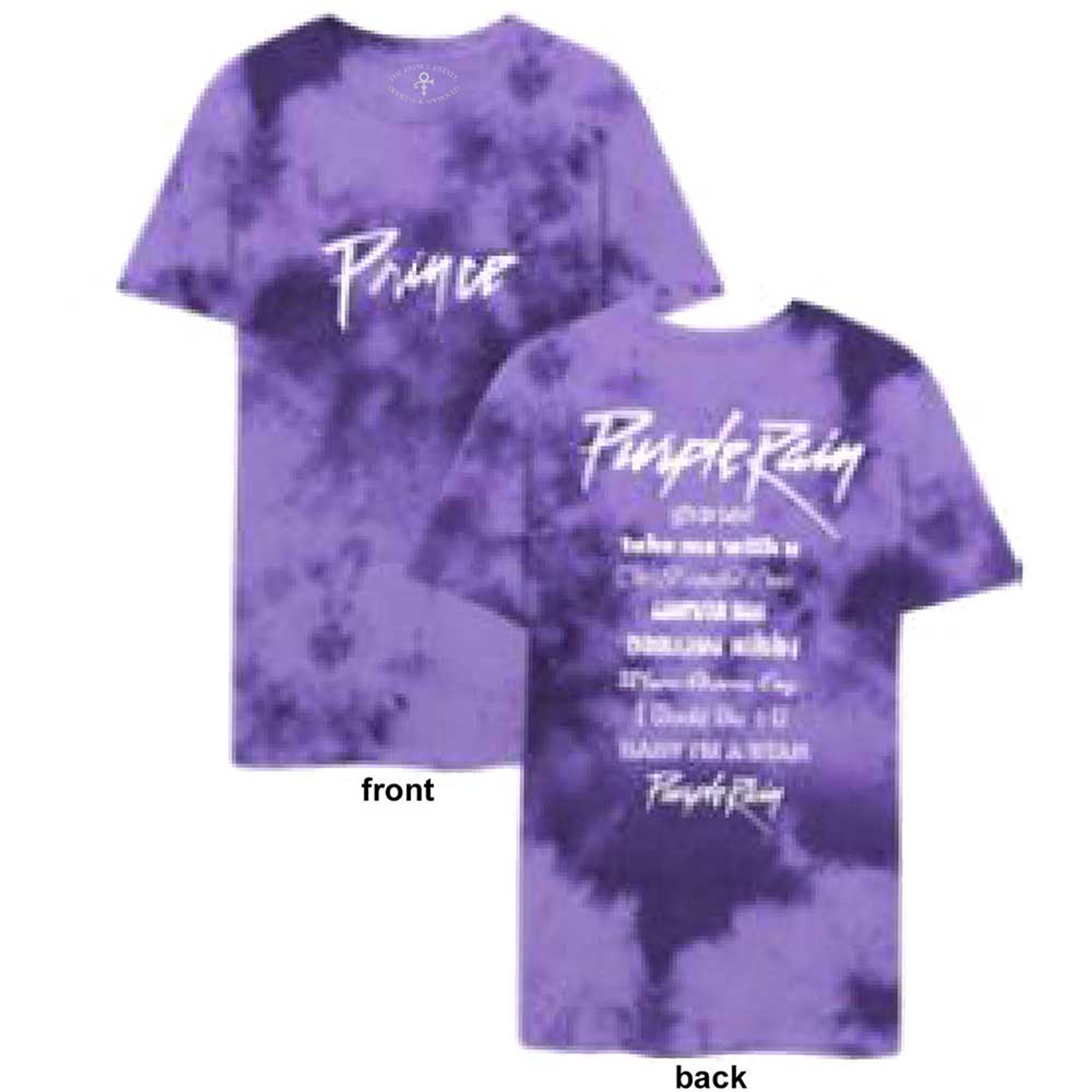 Purple rain deals t shirt purple