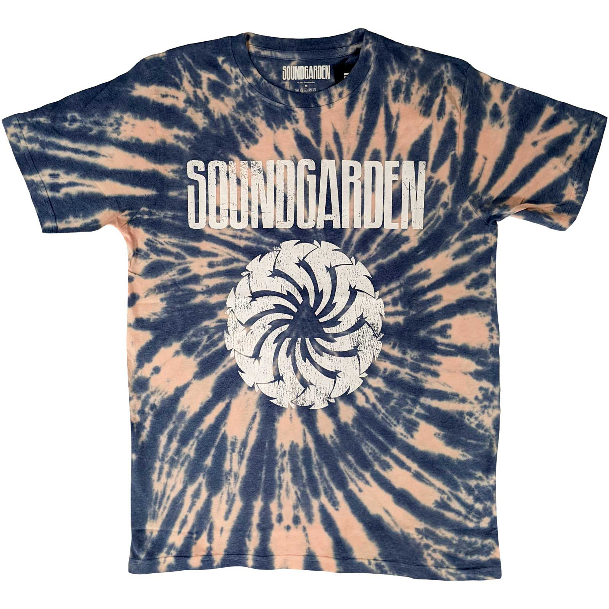 Soundgarden Unisex T Shirt Logo Swirl Wash Collection