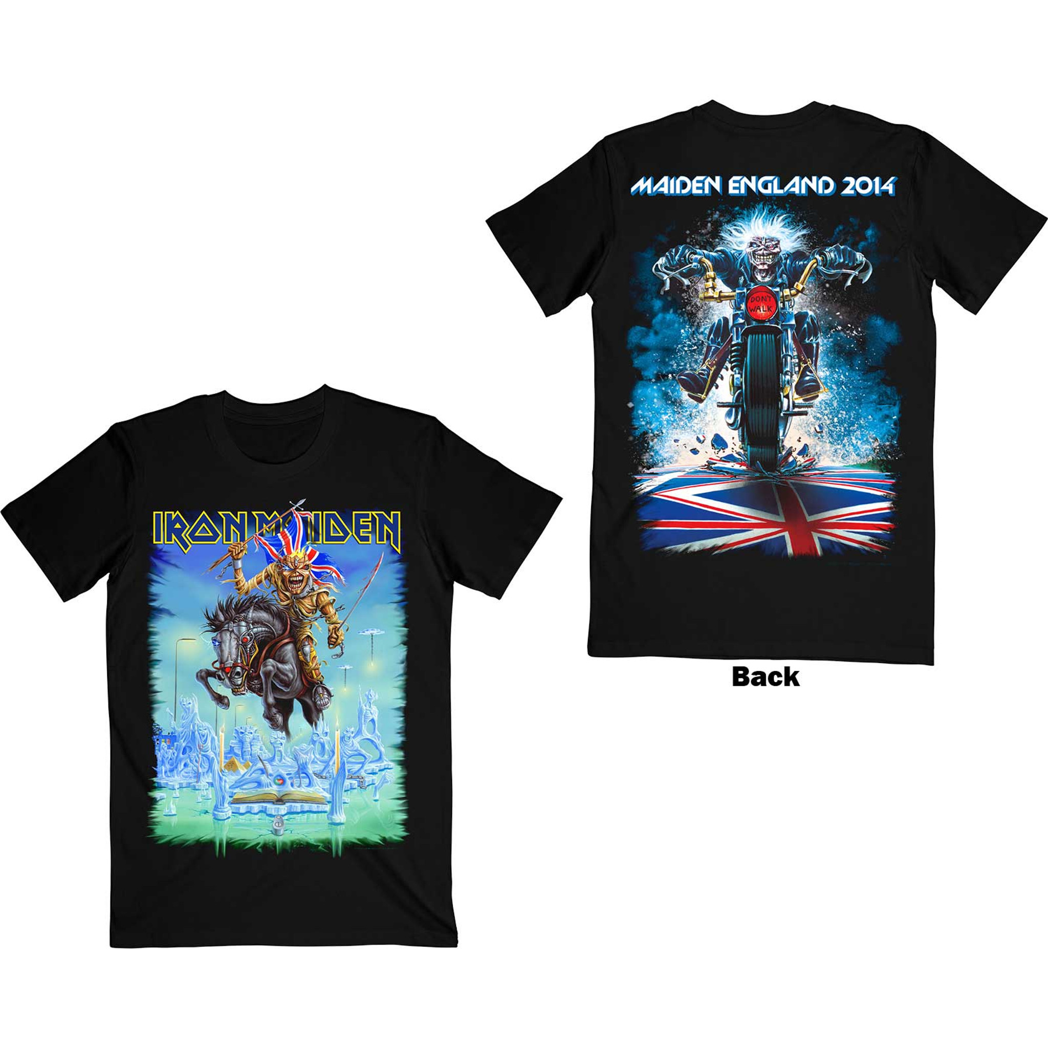 Iron Maiden Unisex T-Shirt Tour Trooper (Back Print)