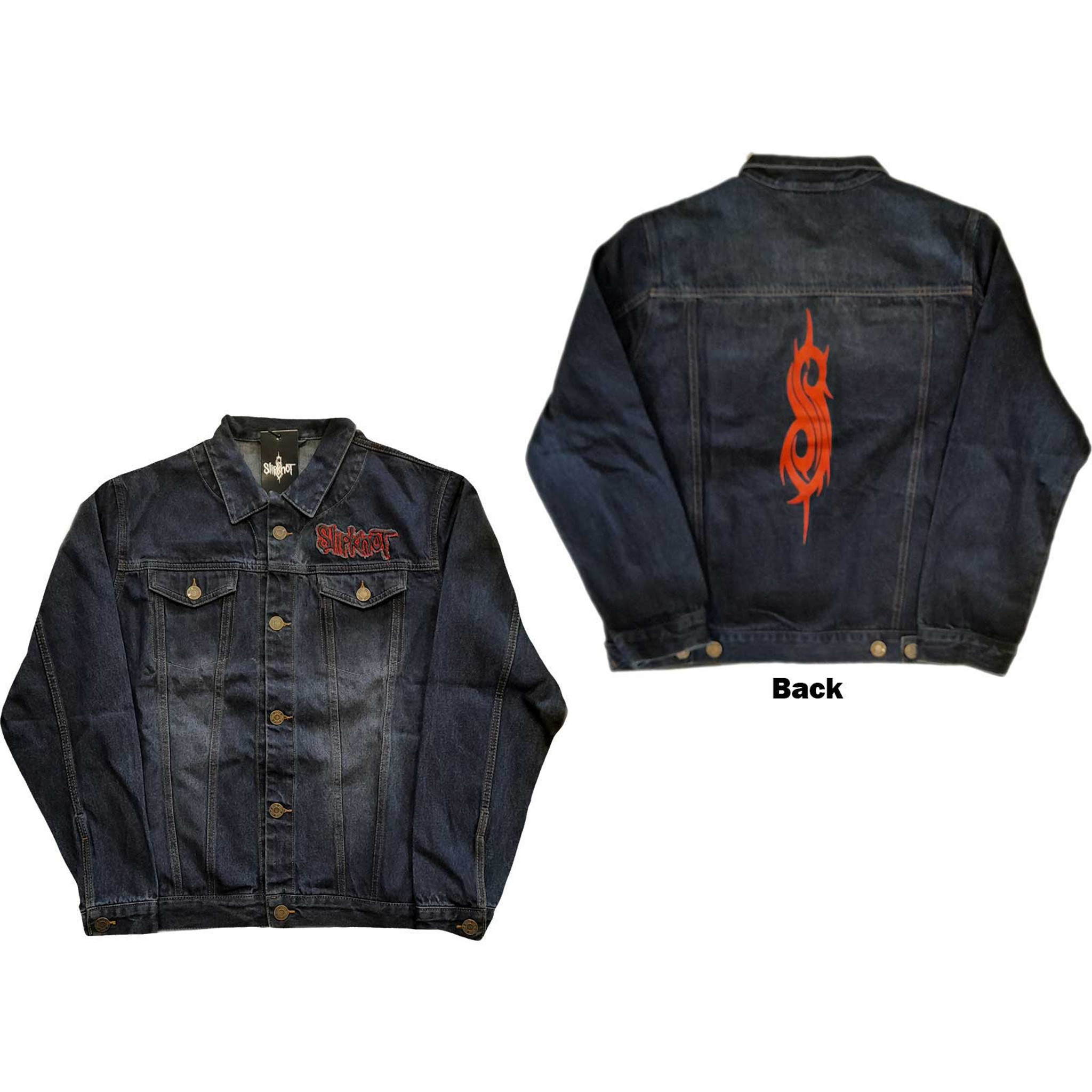 Denim Jacket with Back Print | boohoo