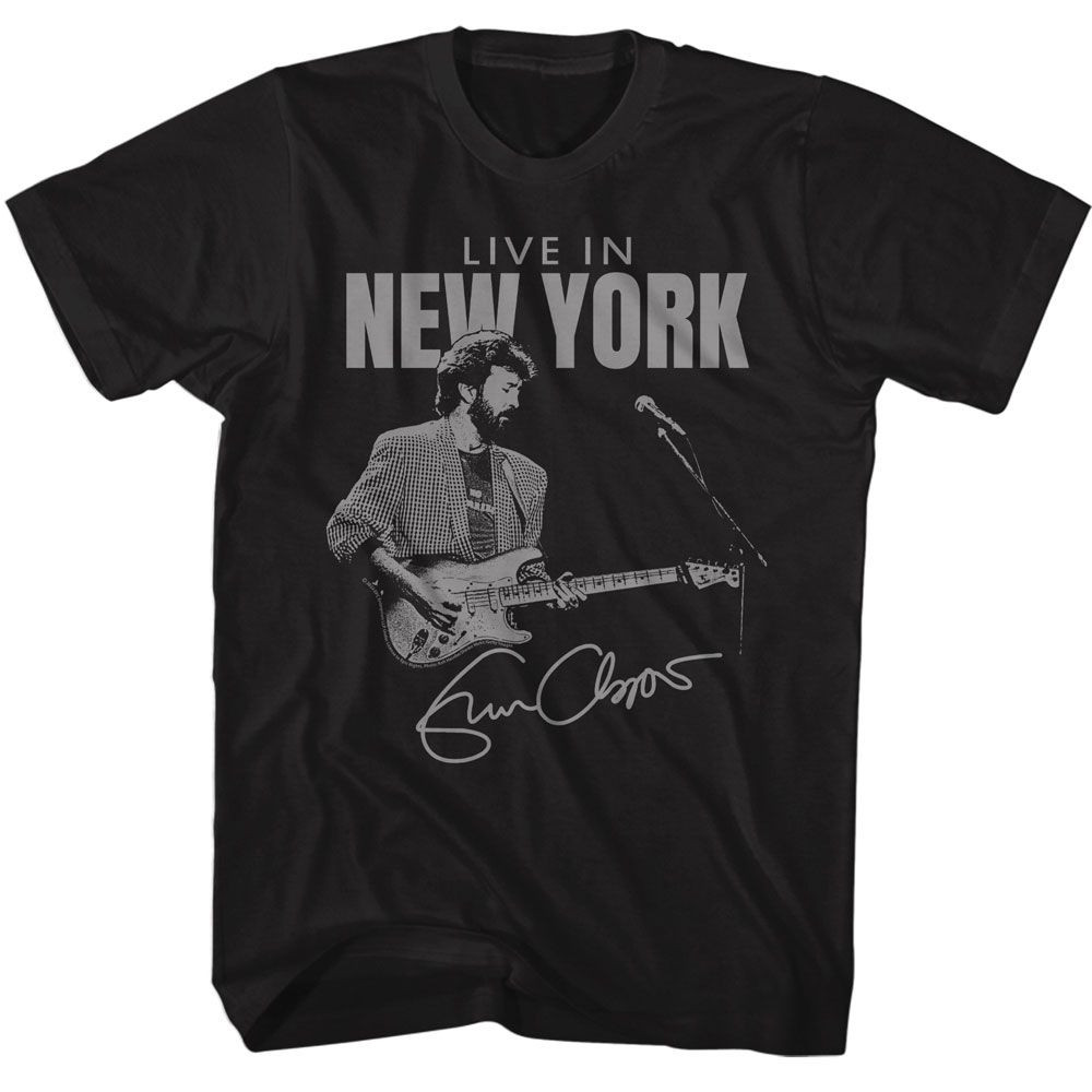 Rock Off Eric Clapton T-Shirt - Big C Retro Vintage Logo Official Men's Tee, Black, Size M, 100% Cotton