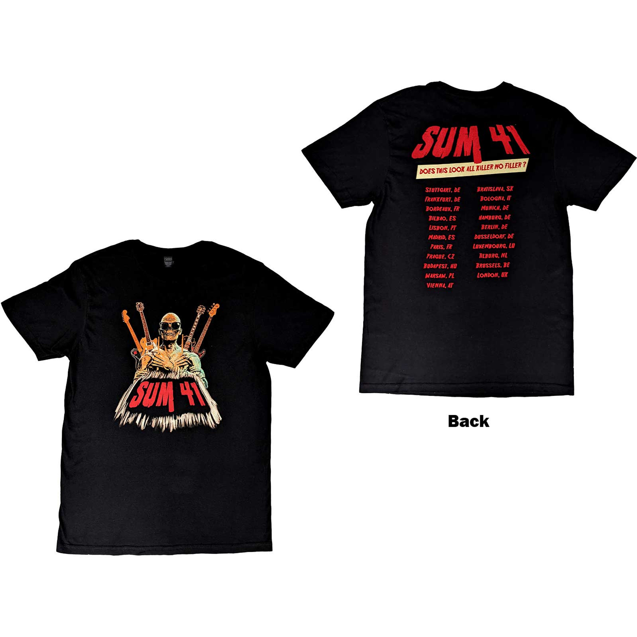 Sum 41 Unisex T-Shirt Does This Look Like All Killer No Filler