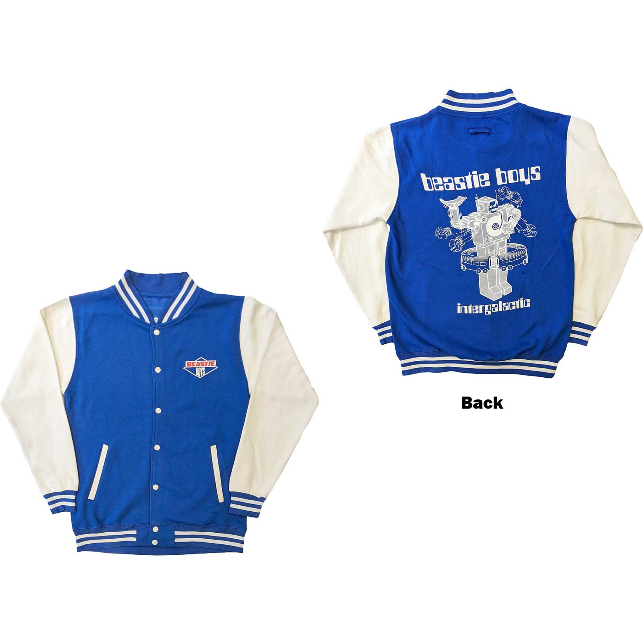 Beastie Boys Unisex Varsity Jacket Intergalactic (Back Print)