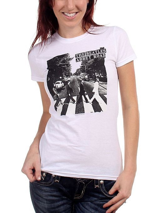 Beatles Abbey Road Women's Babydoll T-Shirt