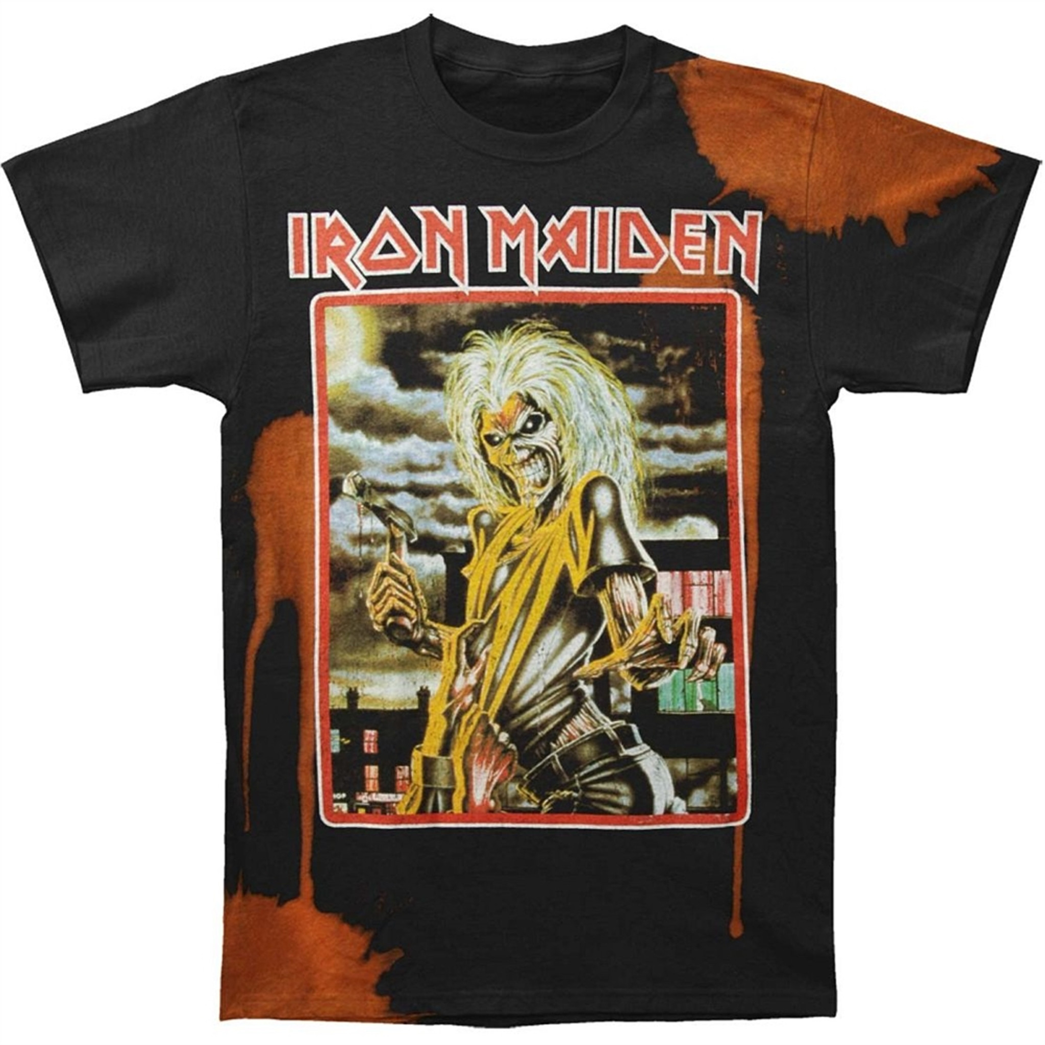 Iron maiden bleached shirt Clearance