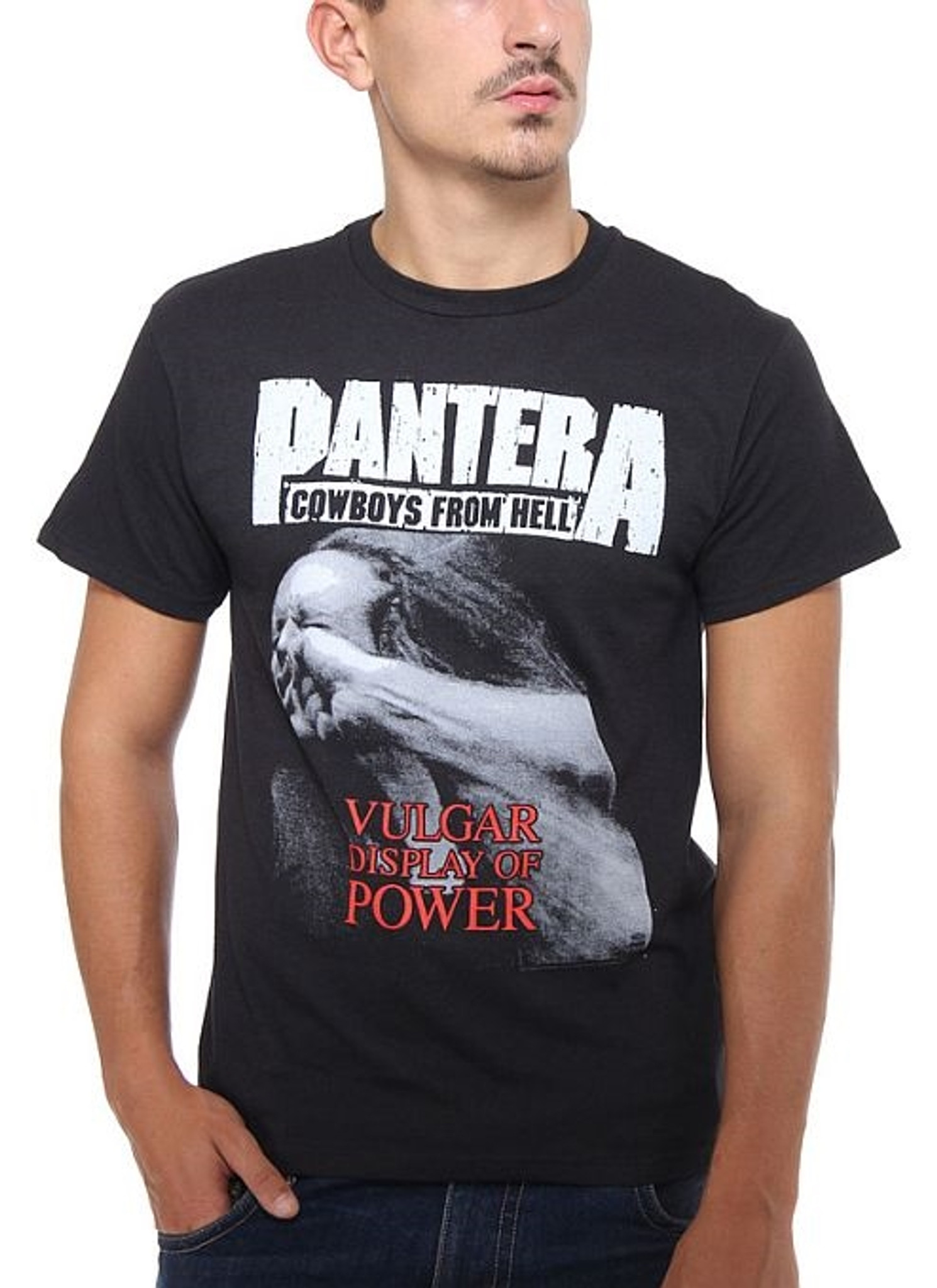 Bands PANTERA Vulgar Display of Power Männer T-Shirt schwarz Band-Merch