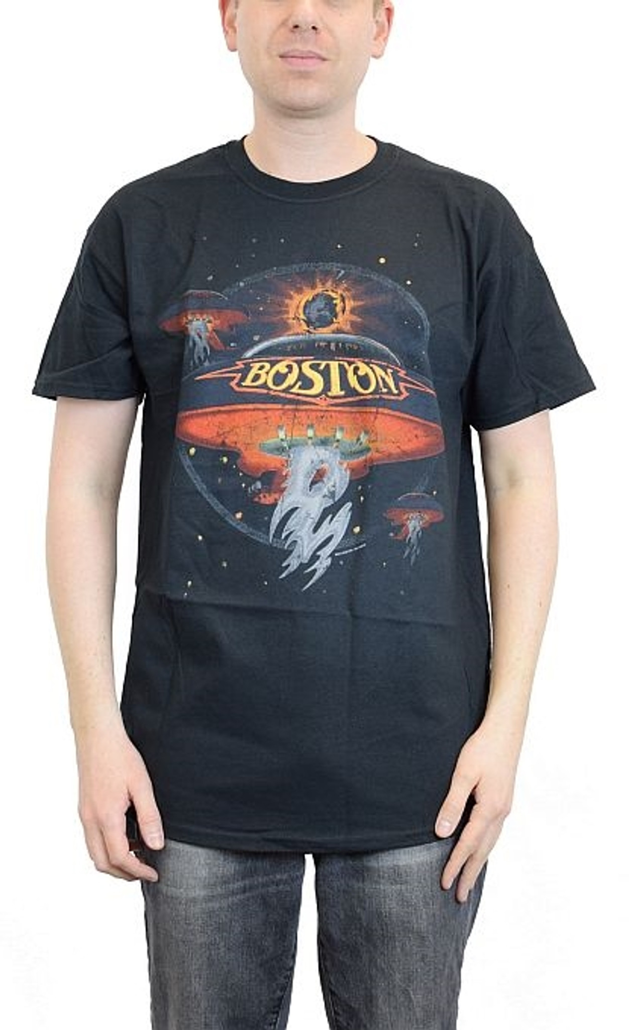Boston spaceship t shirt Clearance