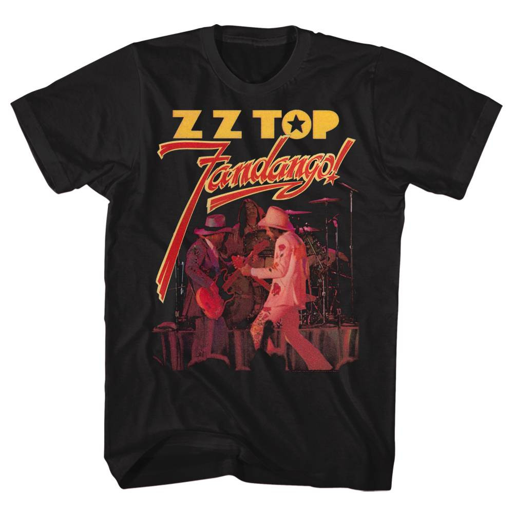 ZZ Top Fandango Black Adult TShirt