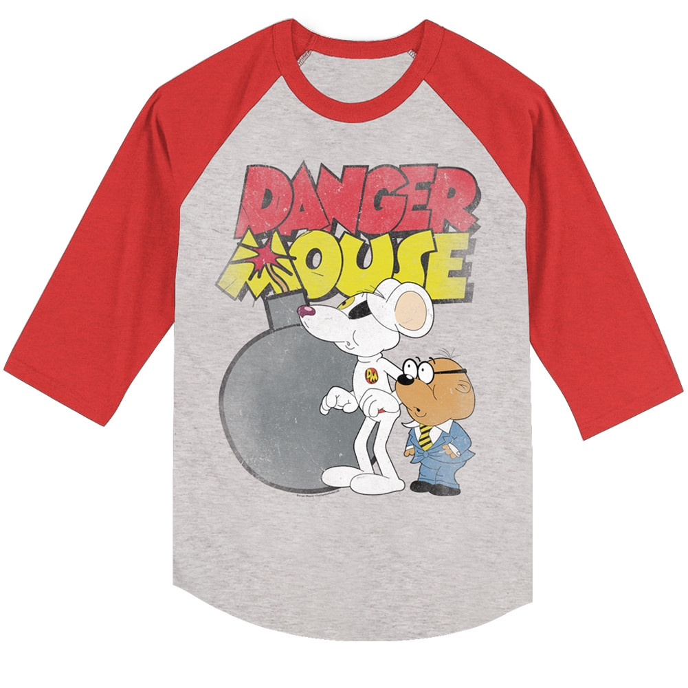 Danger Mouse Danger Bomb Gray/Red Adult 