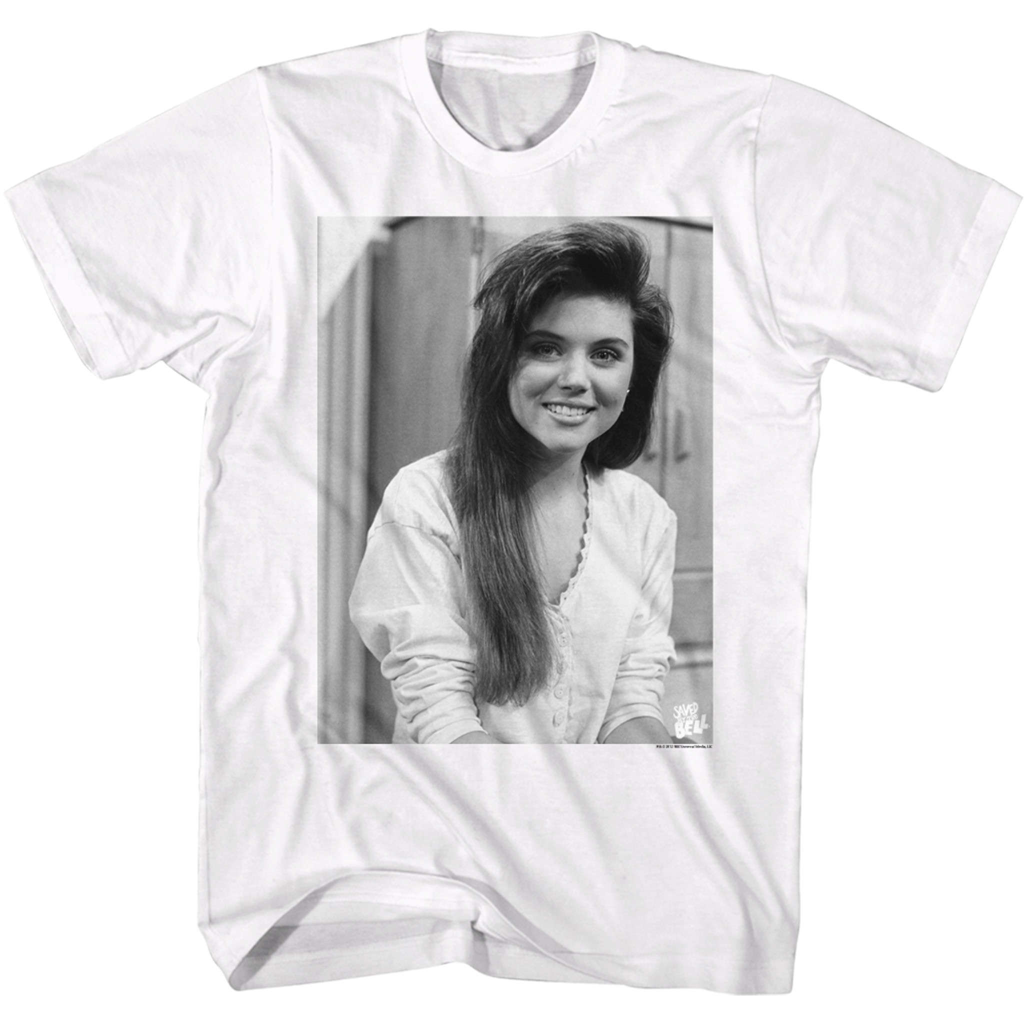 Saved By The Bell Kelly Kapow White T Shirt