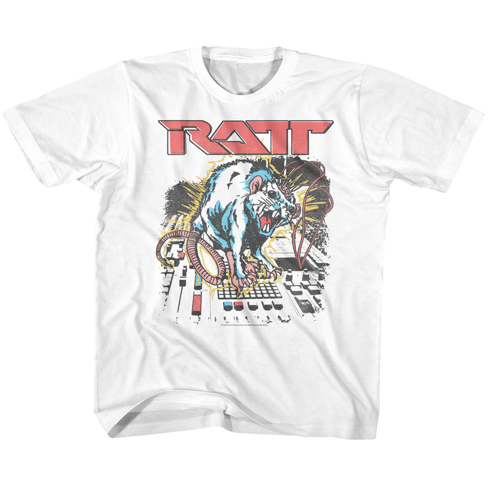 Ratt Roll'N'Ratt White Toddler T-Shirt