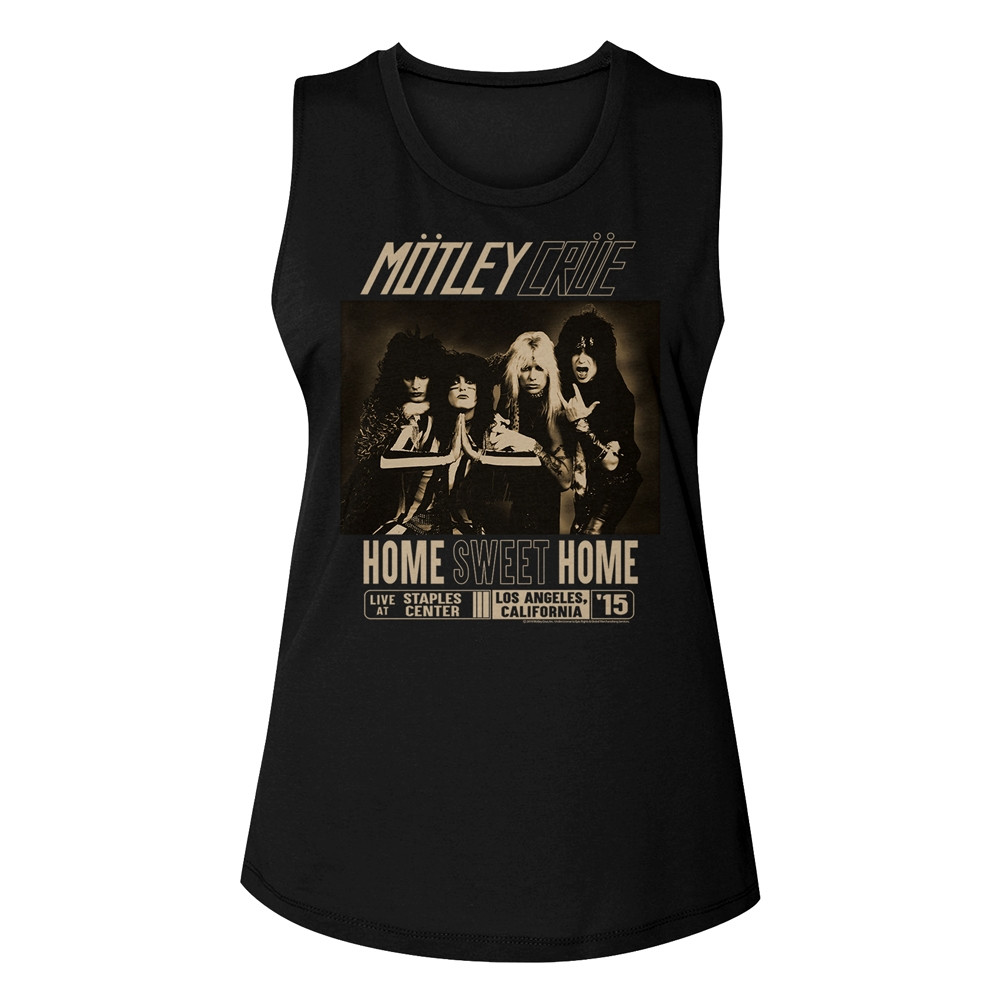 Motley Crue Home Sweet Home Black Women 