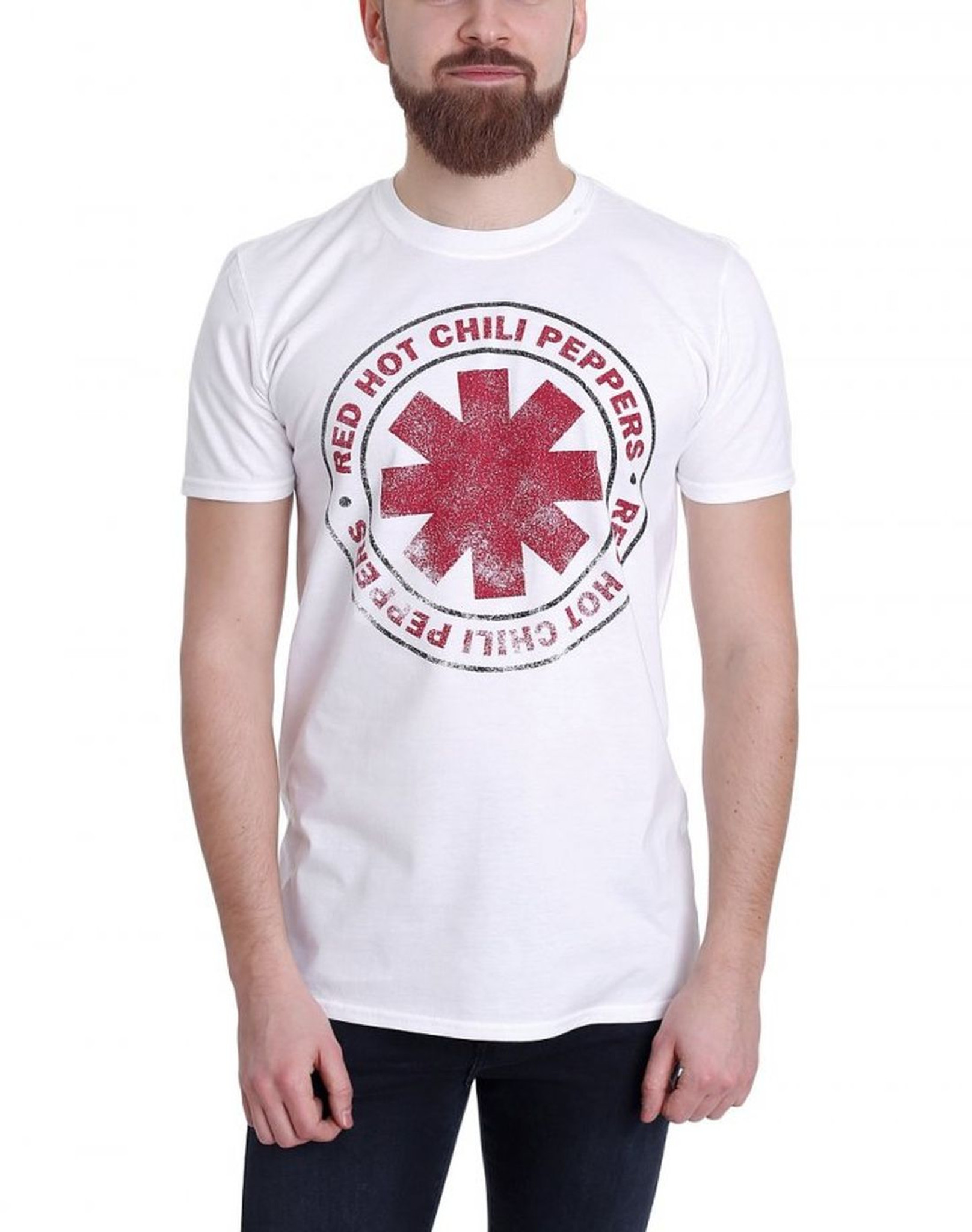 red hot chili peppers distressed tee