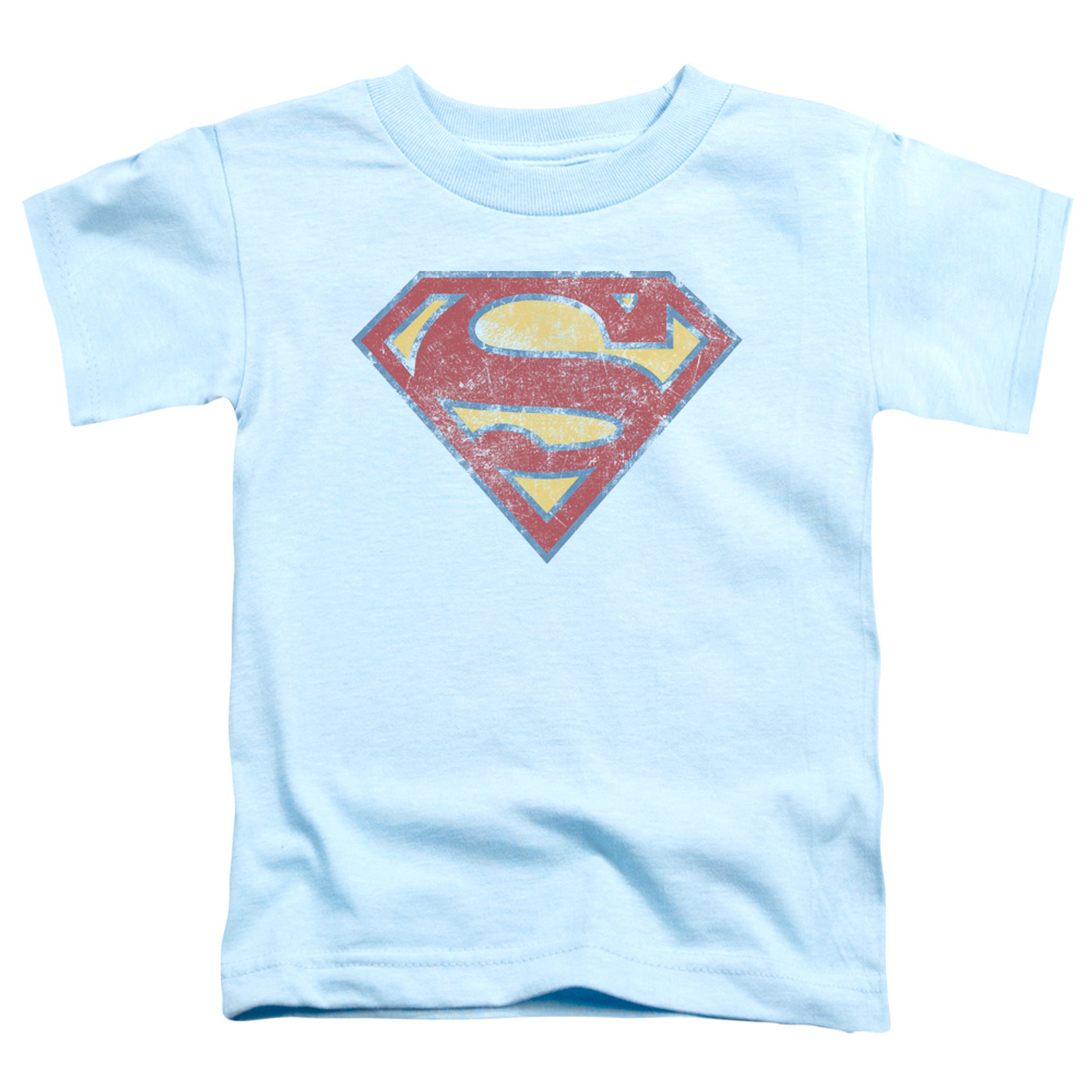 light blue superman t shirt