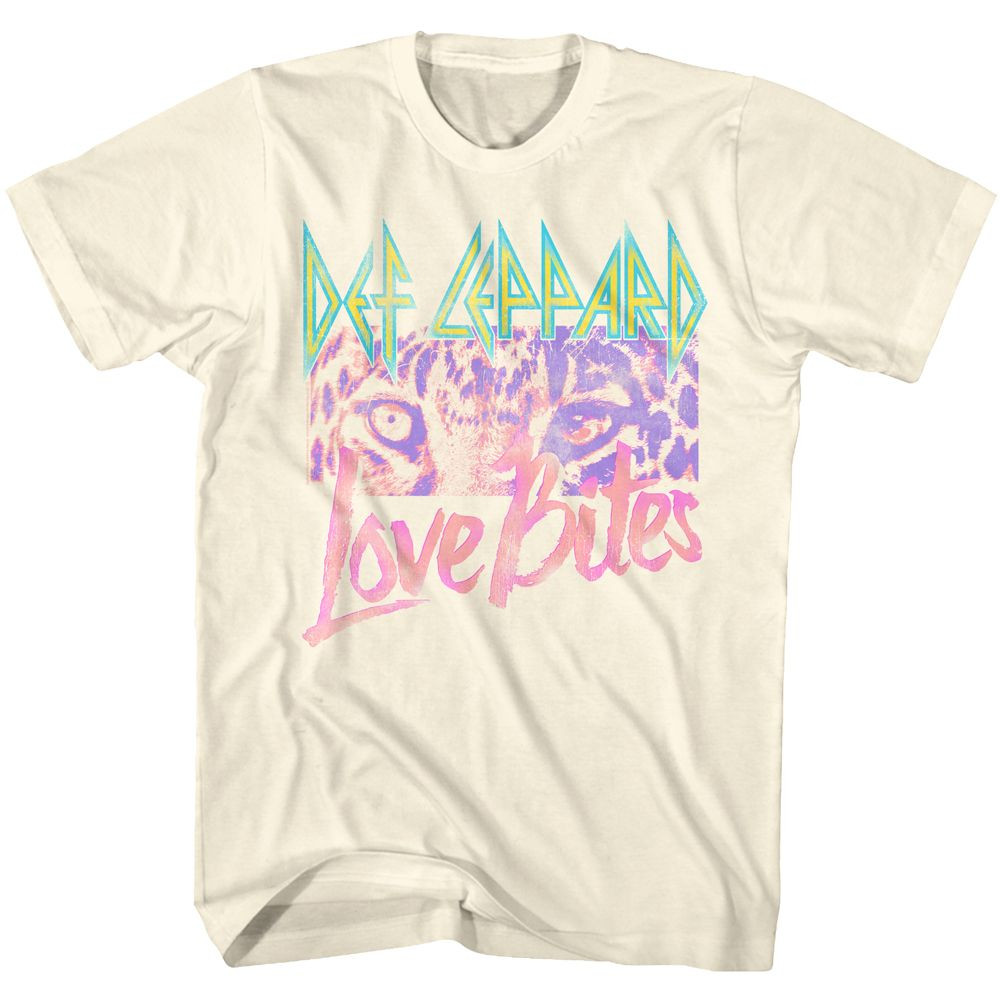 Def Leppard Love Bites Natural Adult T 