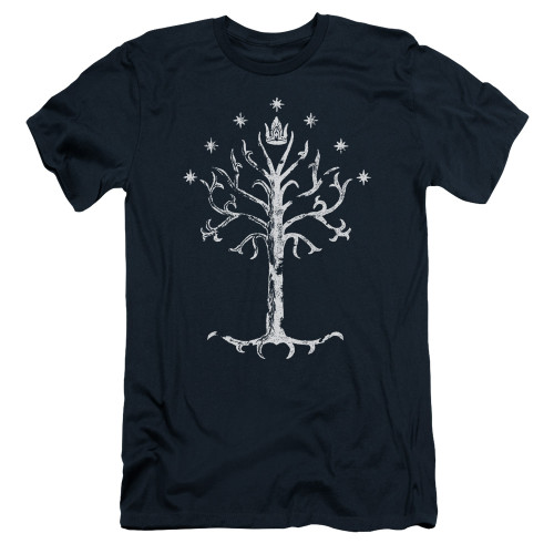 Lord of the Rings Tree Of Gondor Adult 30/1 T-Shirt Navy