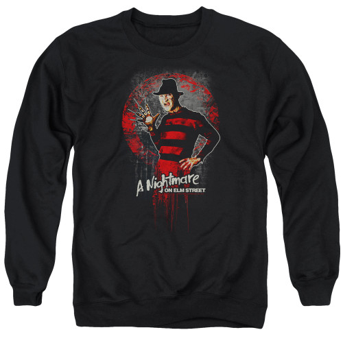 A Nightmare on Elm Street This Is God Adult Crewneck Sweatshirt Black