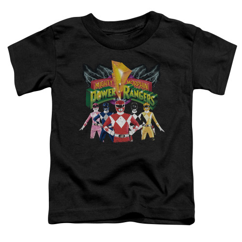 Power Rangers Rangers Unite Toddler T-Shirt Black