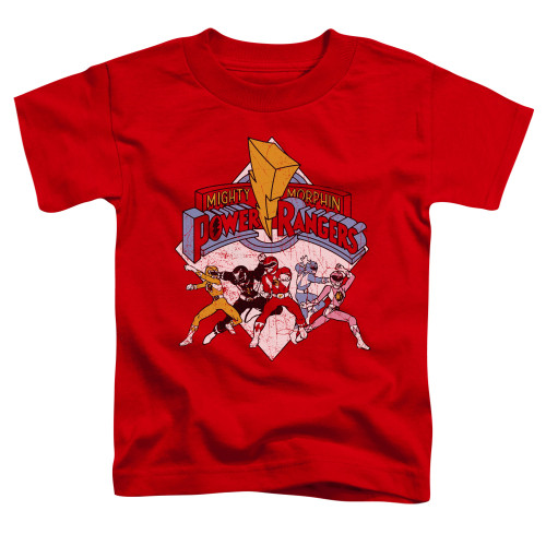 Power Rangers Retro Rangers Toddler T-Shirt Red