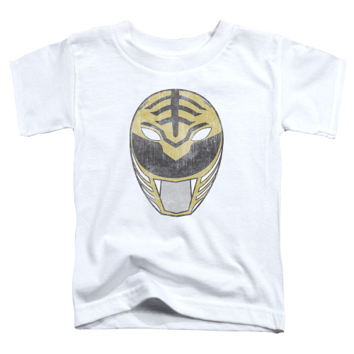 Power Rangers White Ranger Mask Toddler T-Shirt White