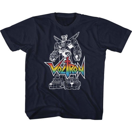 Voltron Voltron With Logo Navy Toddler T-Shirt