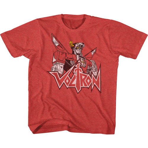 Voltron Voltron Fade Vintage Red Toddler T-Shirt