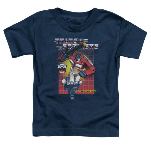 Transformers Optimus Prime Toddler T-Shirt Navy