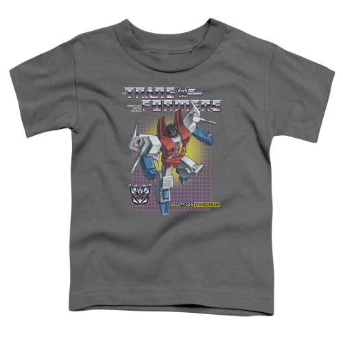Transformers Starscream Toddler T-Shirt Charcoal