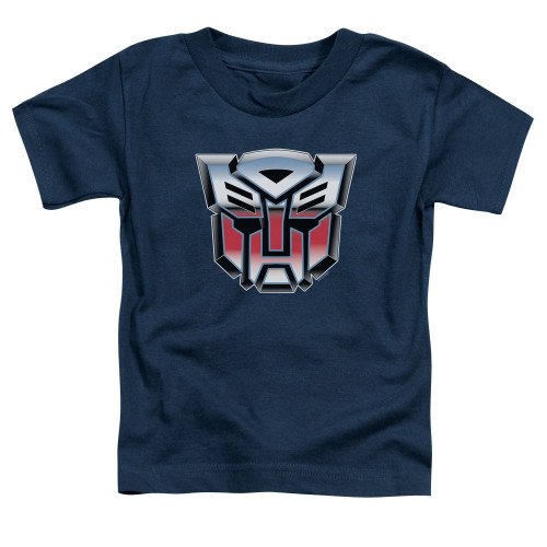 Transformers Autobot Airbrush Logo Toddler T-Shirt Navy