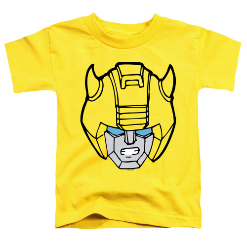Transformers Bumblebee Head Toddler T-Shirt Yellow